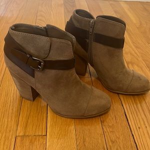 Carlos by Carlos Santana brown ankle ‘Harvest’ booties.